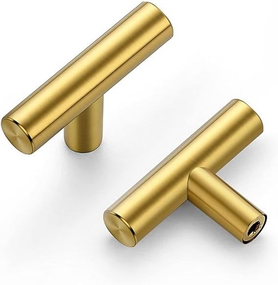 OEM Brushed Brass Stainless Steel Cabinet Knobs Kitchen Knobs