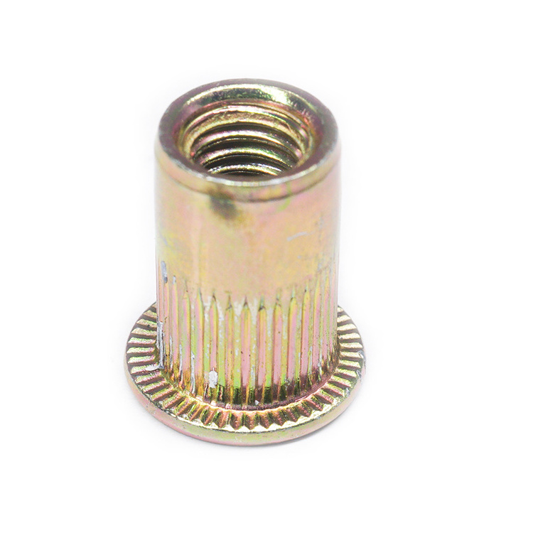 High Quality Rivet Nut M6 M8 M10 M12 Yellow And Zinc Color Nut Rivet Nut