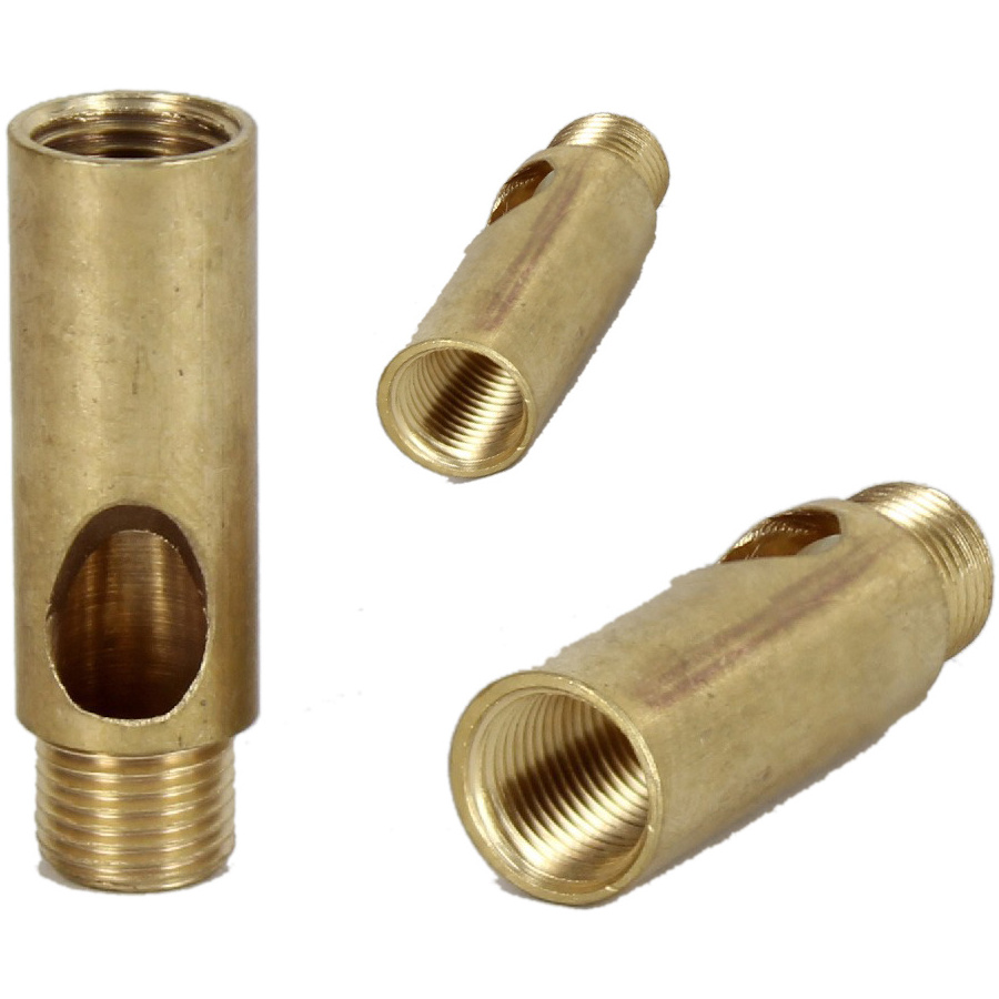 Custom Cnc Turning Parts Machinery CNC Machined Brass Components M10 Brass Tube Lamp Light Parts