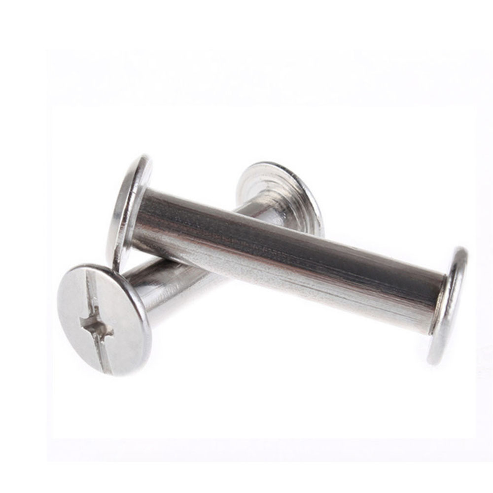 Customized M4 Drywall Screw Low Profile Stainless Steel Chicago Screw Aluminum Copper Material Slotted Drive Metal Binding Post