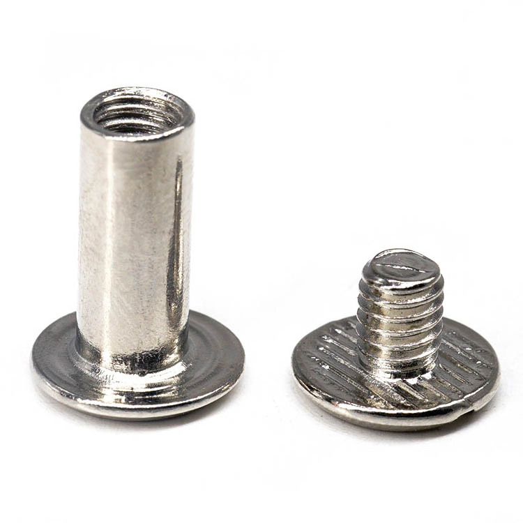 Factory Custom Fasteners Cold Heating Aluminum Rivets Cup Head Semi-tubular Rivets