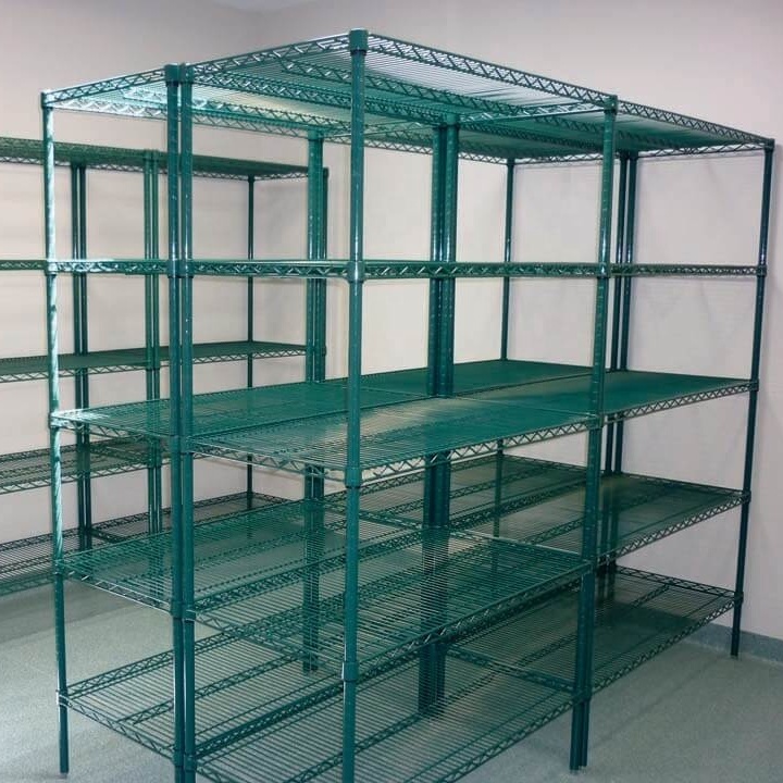 Metal Iron Epoxy Powder Coating Storage Wire Shelving