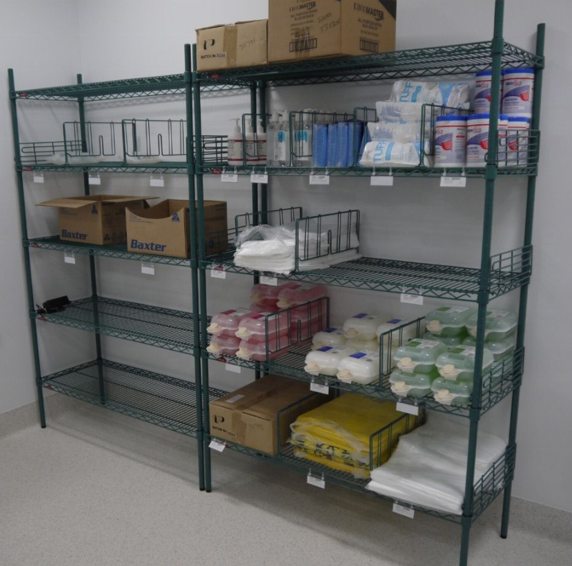 Metal Iron Epoxy Powder Coating Storage Wire Shelving