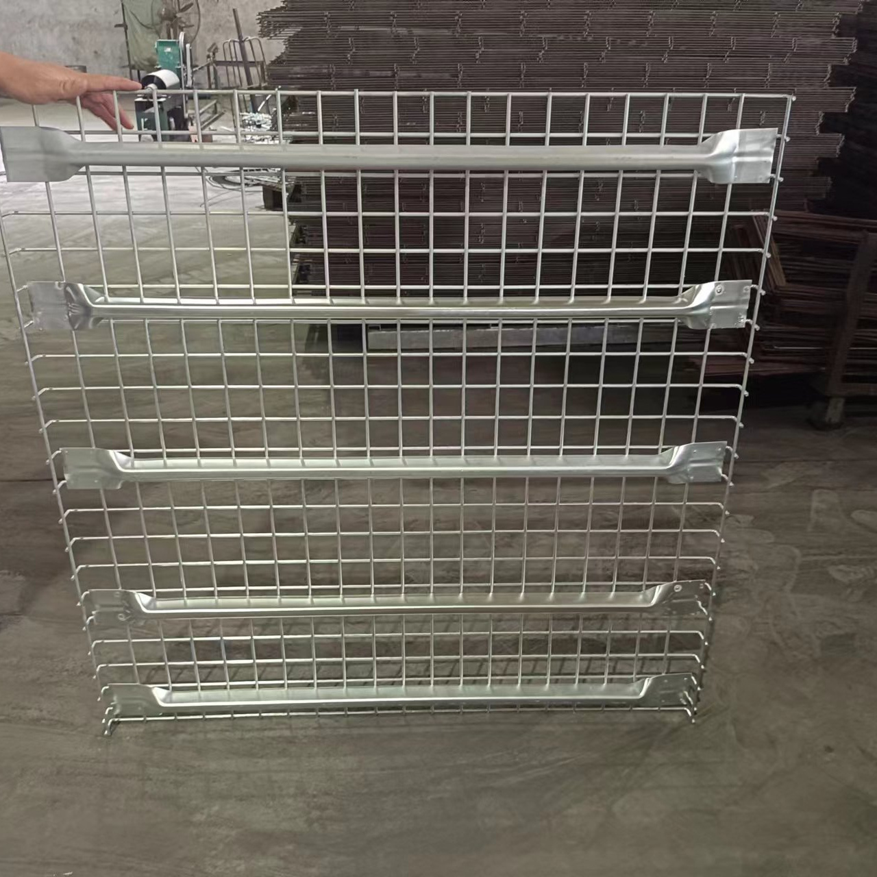 wire mesh deck railing Industry warehouse storage steel pallet welded durable wire mesh deck