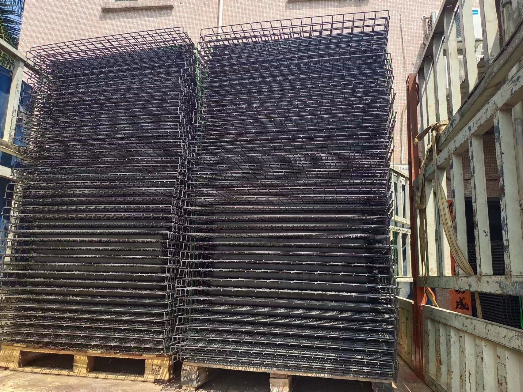 wire mesh deck railing Industry warehouse storage steel pallet welded durable wire mesh deck