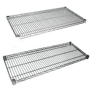 Heavy Duty Chrome Wire Shelf OEM/ ODM Chrome plated 6 layer wire shelving rack metal shelf adjustable