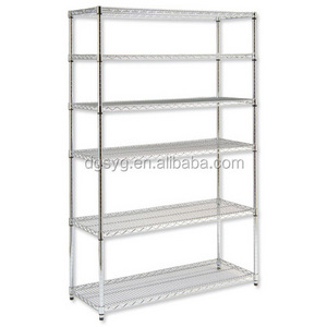 6-Tier CE 48" x 24" x 70" Chrome Wire Shelving Units