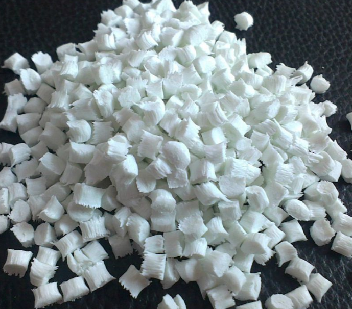 Recycled PBT white granule GF20% Injection/Extrusion Grade flame resistance V0 for electrical connector