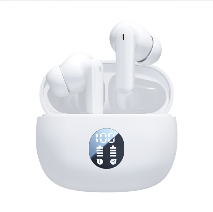 Mobile Earbuds BT Earphone Headphone Air buds Factory OEM With Digital LED Noise Cancelling ANC/ENC Accessories