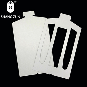 Wholesale 700g shirt packaging collar cardboard folding inserts for garment accessories customized shirt packing board