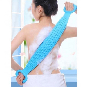 Bath Scrubber Shower Body Cleaning  Rubbing Back Bath Towel Massage Shower Extended Scrubber