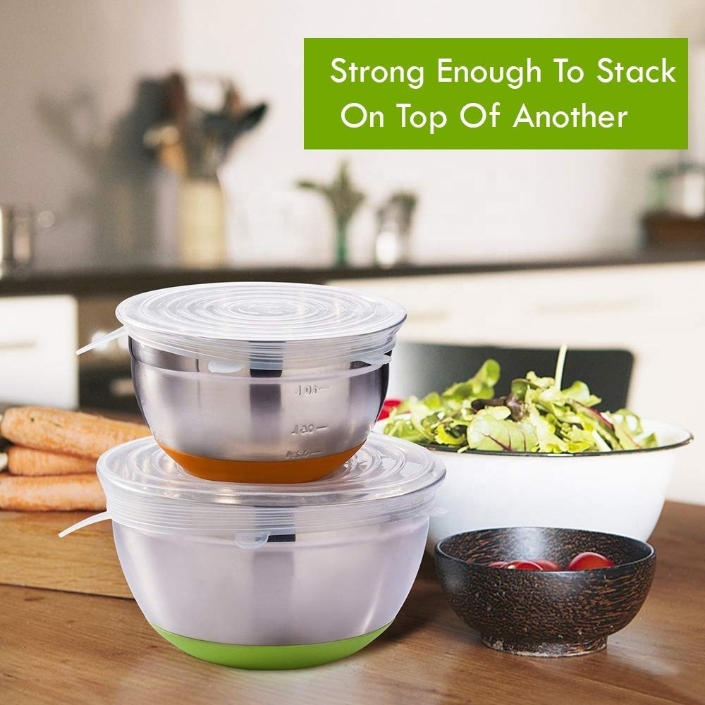 Multifunctional Fresh-Keeping Food Reusable Silicone Cover Stretch Lids