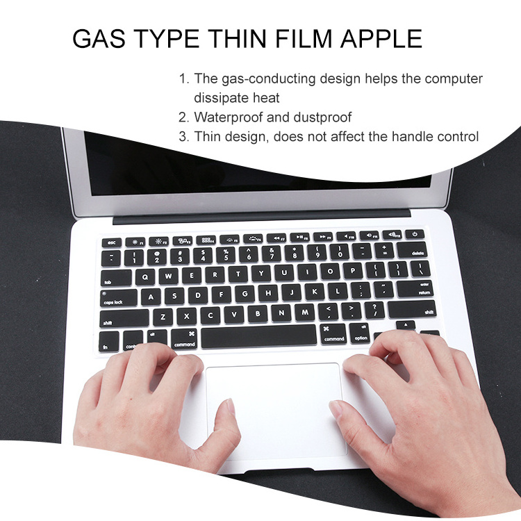 Wholesale Waterproof keyboard protector ,Custom Silicone keyboard covers for macbook