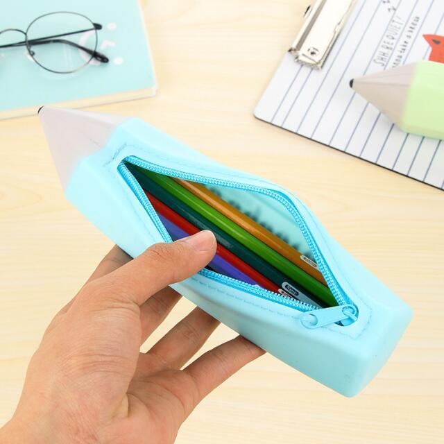 Office&school supplies silicone  Pencil case ,colorful pencil box,pen bag