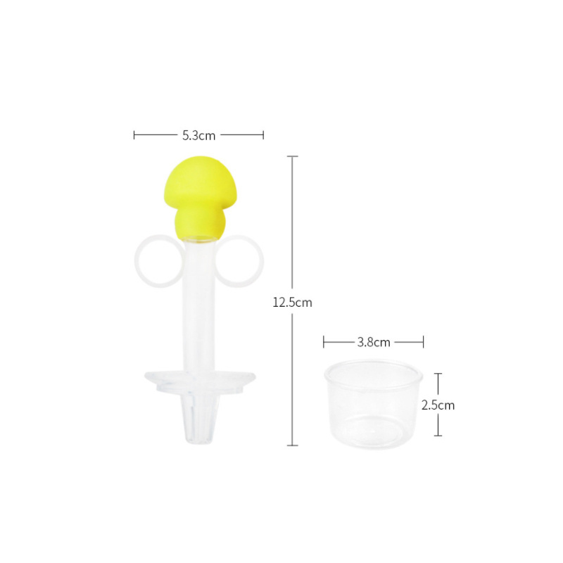 OEM/ODM 5.3*15cm Wholesale Newborn Infant Baby Squeeze Syringe Feeder Medicine Dropper Feeder Baby Medicine Dispenser