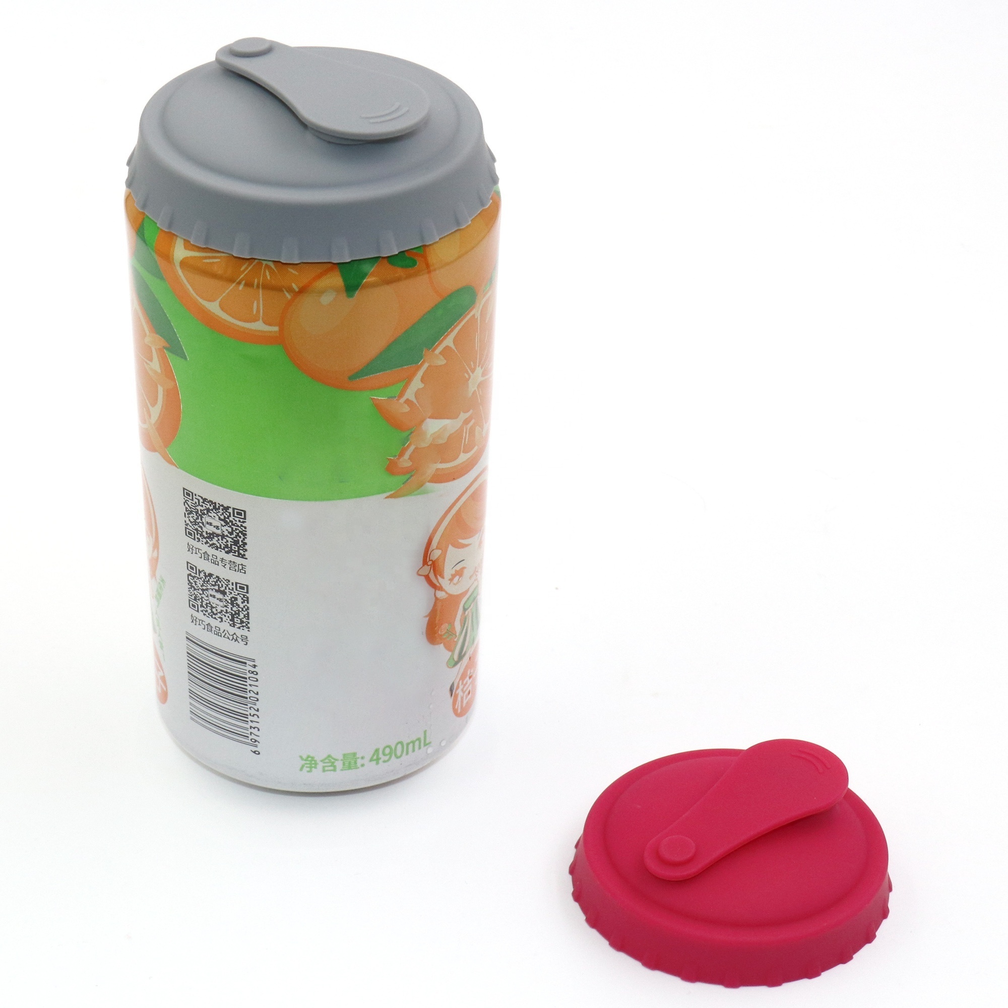 No Spill Soda Beverage Beer Saver Can Lids Closures Jar Lid Can Top Food Grade Silicone Beer Soda Can Lids Covers Caps Stoppers