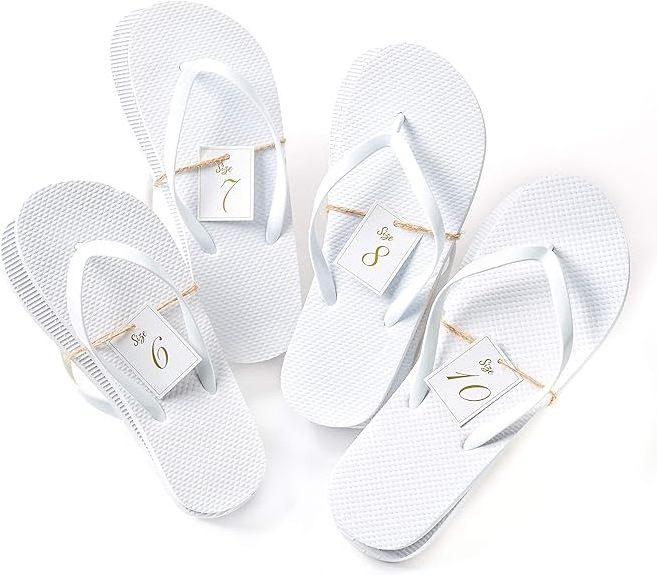 Wholesale Custom Logo Flip Flops Chanclas Wedding Guest High Quality White Wedding Party Sublimation Women Flip flop Slippers