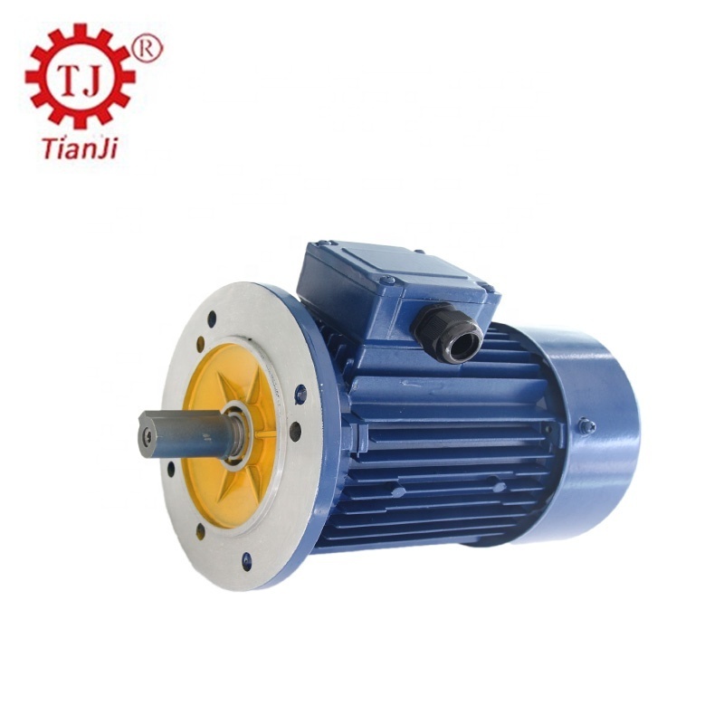 Factory single phase flange mounted motor, single phase 2hp electric motor