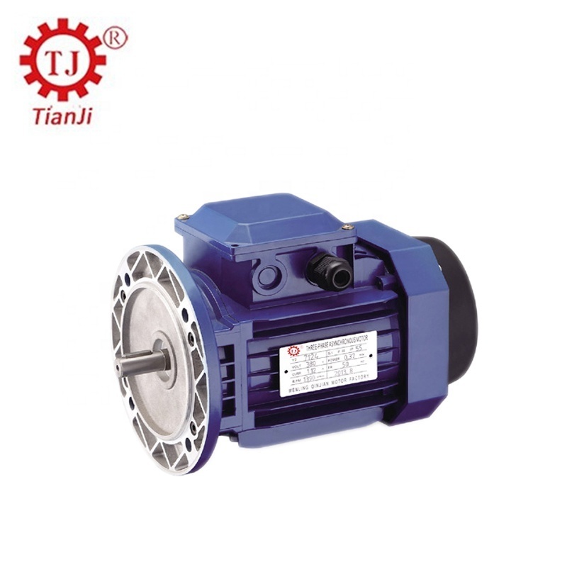 Factory single phase flange mounted motor, single phase 2hp electric motor