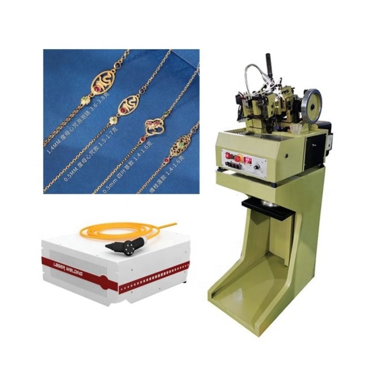 150W Gold Chain Laser Welding Machine For Gold Silver Copper Stainless steel Chain Making Machine