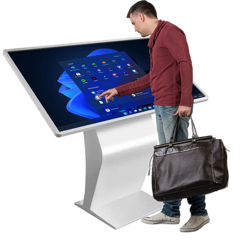 Advertising equipment21.5/32Inch Floor Standing Interactive LCD Panel Digital Information Display All In One Touch screen kiosk