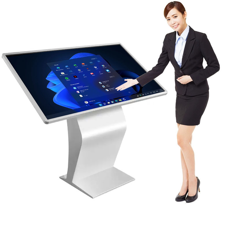 Advertising equipment21.5/32Inch Floor Standing Interactive LCD Panel Digital Information Display All In One Touch screen kiosk