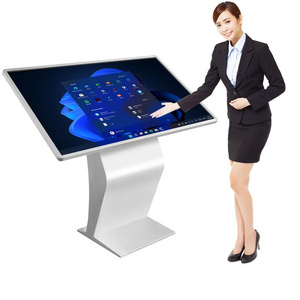 Advertising equipment21.5/32Inch Floor Standing Interactive LCD Panel Digital Information Display All In One Touch screen kiosk