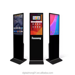 2024New signag display advertising screen 32/43inch lcd touch screen kiosk display Indoor HD digital signages advertising