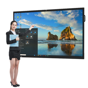 Advertising equipment 65Inch Pen Finger Touch Interactive Flat Panel 4k Digital Interactive Smart Boards for Schools Teaching