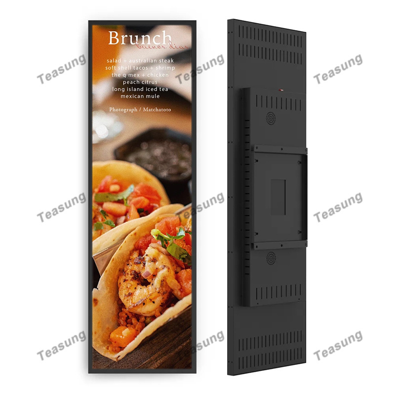 Stretched Bar Lcd/led Display Screen 23.6 Inch Ultra Wide Shelf Edge Digital Signage and Displays Screen Advertising Equipment