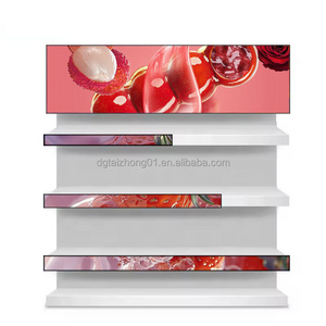 Ultra Wide Bar Shelf Edge Screen Stretched Lcd Display Smart Shelf Supermarket Advertising With Cms Software  for the indoor