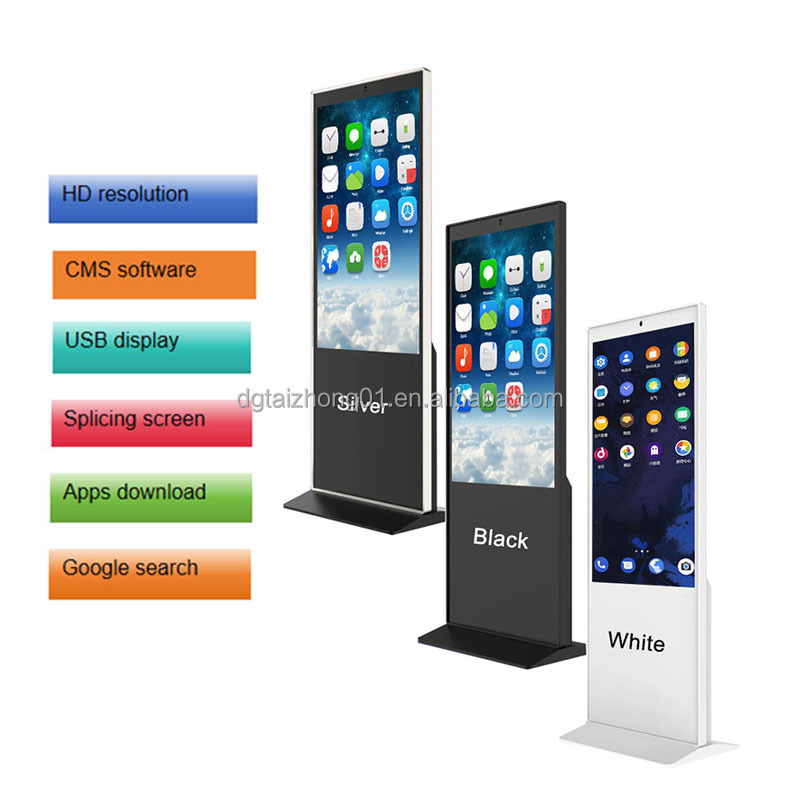 LCD Electronic signs 4K wifi 55inch display digital signages menu board advertising machine android kiosk lcd touch screen kiosk