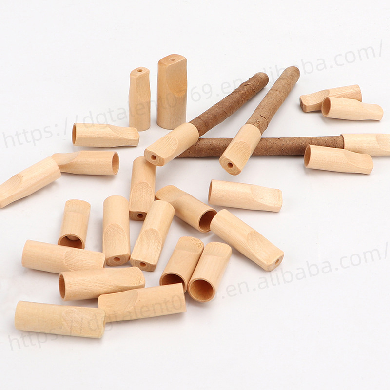 Tailai Cigarette Holder Glass Wooden Mouthpiece Filter Tips Smoking Accessories Custom Logo Wholesale Cigar Smoking Tips