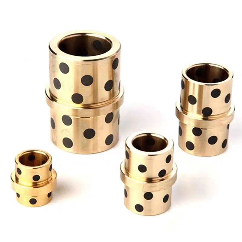 Oem Metric Sleeve Reducer Drill Flange Aluminum Bushing Slide Plates Copper Bronze Brass Bushings