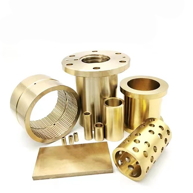 Oem Metric Sleeve Reducer Drill Flange Aluminum Bushing Slide Plates Copper Bronze Brass Bushings