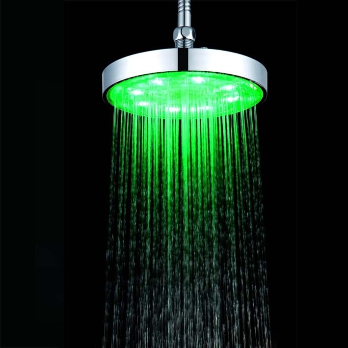 Cheapest Luxury 1 Modes LED Overhead Led Rainfall And Waterfall Bathroom Hand Shower Head