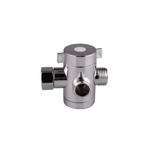 Water diverter, 3 way diverter valve  for faucet  shower set in bathroom