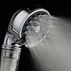 2024 Luxury Hot Sale 3 Functions Mineral Stone Filter Shower Head Kill Bacterial Health Skin Care Water Saving SPA Shower Head