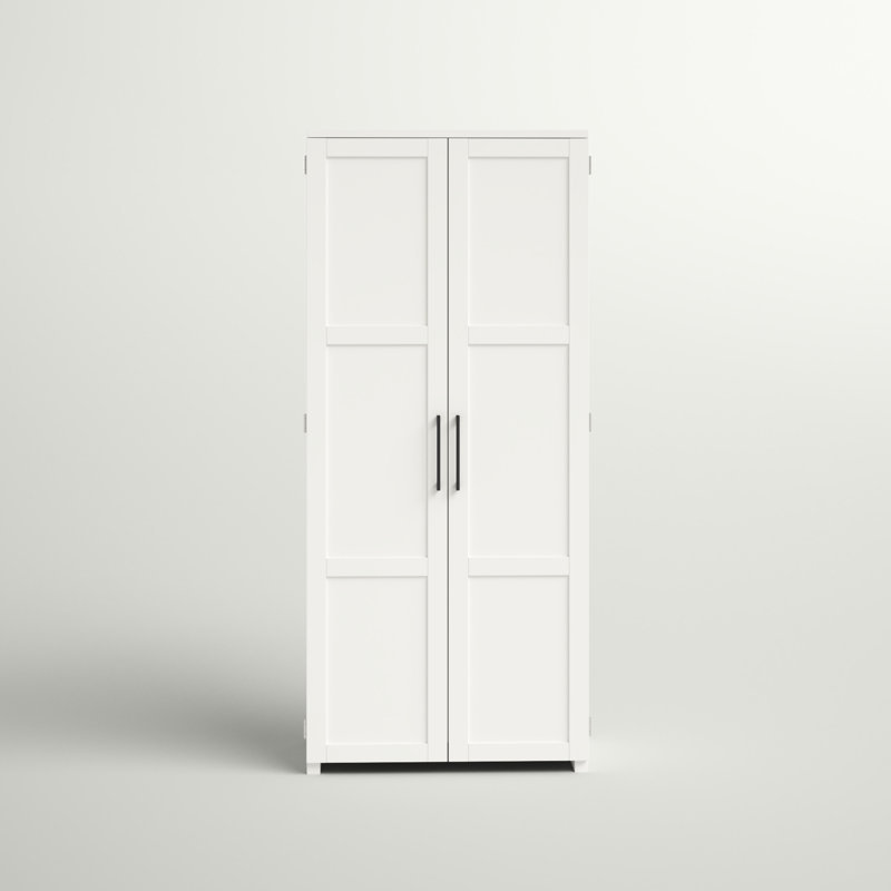 Fashionable bedroom furniture solid wood white Wardrobe clothes closet for kids