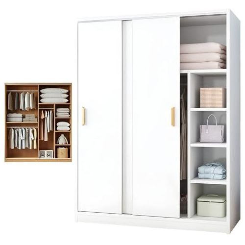 Wardrobe Clothes Closet Cabinet Bedroom Mobile Armoire Furniture Cupboard Big armoire