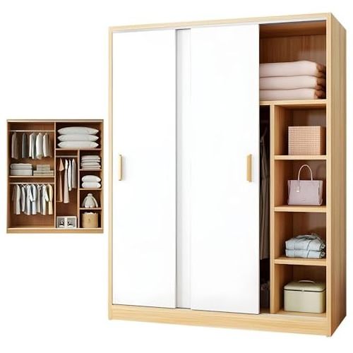 Wardrobe Clothes Closet Cabinet Bedroom Mobile Armoire Furniture Cupboard Big armoire