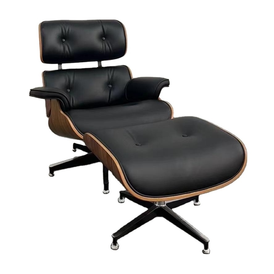 Modern Luxury Leather Office Swivel Elegant Chair with Foot Rest