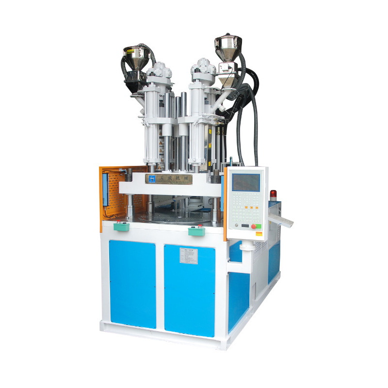 Double Color Double Material Rotary Plastic Injection Molding Machine for Rubber