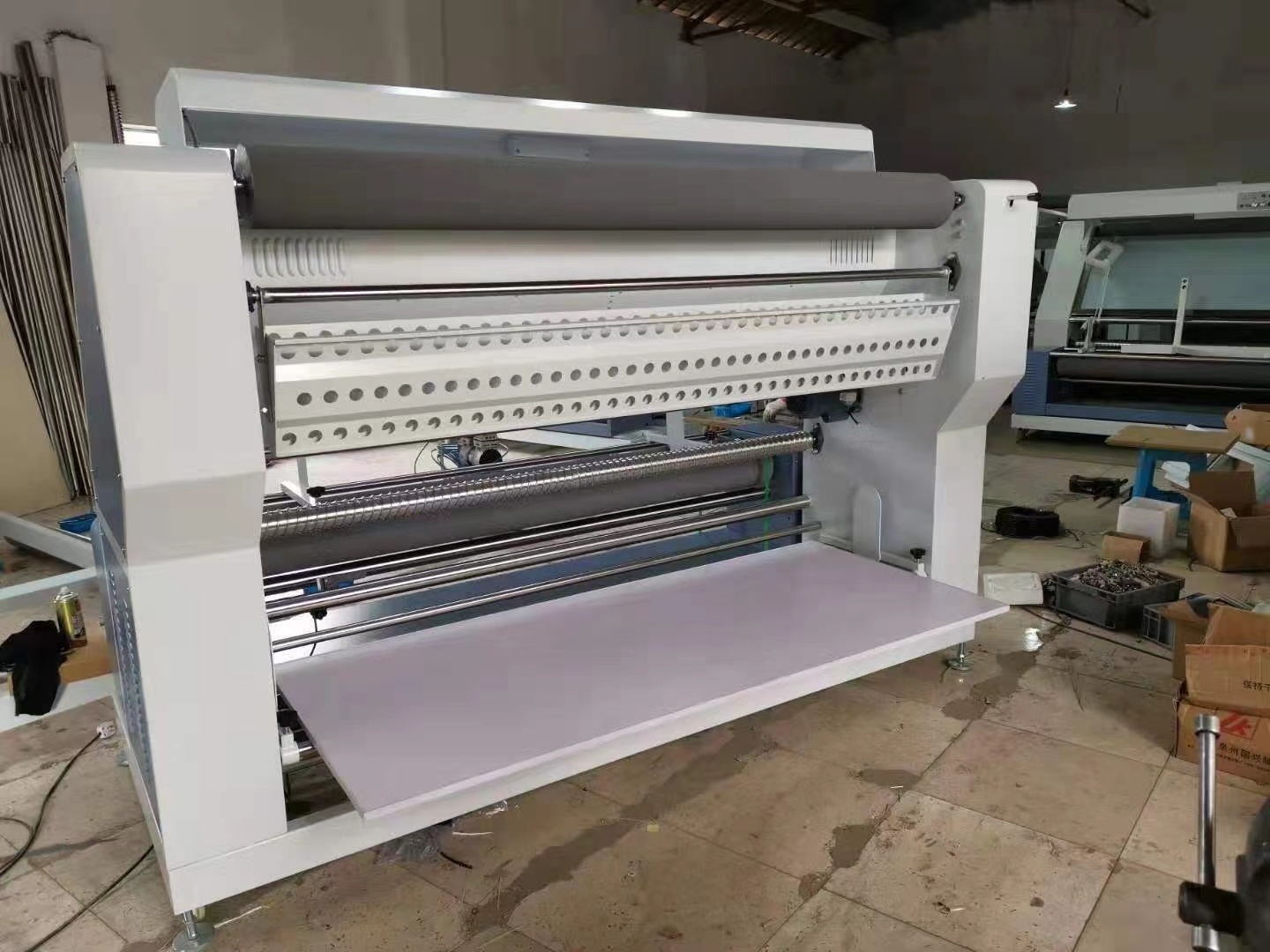 Textile Knitted Automatic Edge Control Cloth Rolling Folding Fabric Inspection Machine