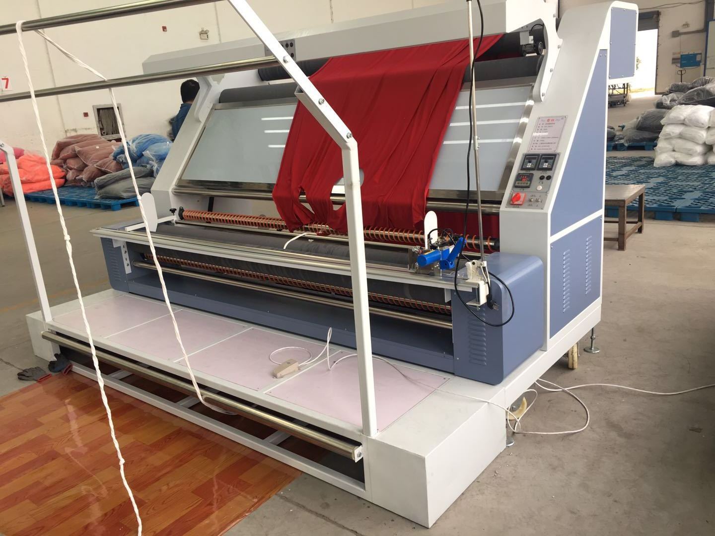 Textile Knitted Automatic Edge Control Cloth Rolling Folding Fabric Inspection Machine