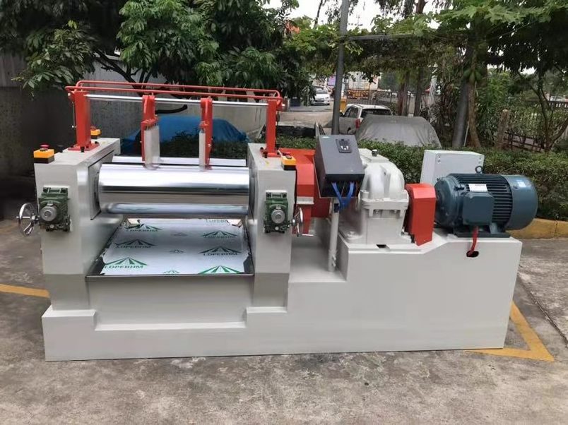 Factory Direct Sale Automatic Flip Material Rubber And Plastic Pvc Mixer Machine Electric Heating Two Roll Rubber Warming Mill