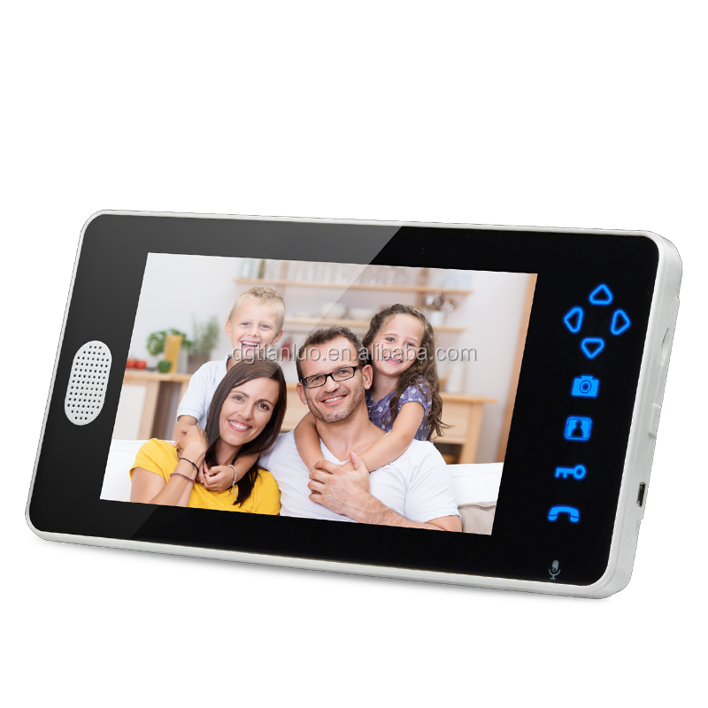 video door phone 3 monitors touch long distance