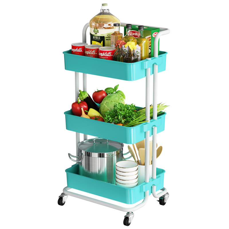 Slim Storage Cart Mobile Shelving Unit Organizer Rolling Utility Cart Slide Out Storage Tower Kitchen Rack With Wheels