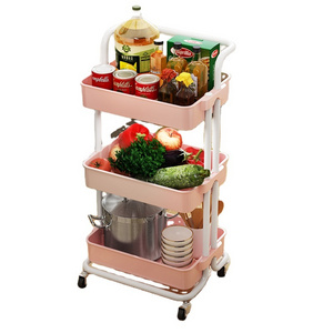 Slim Storage Cart Mobile Shelving Unit Organizer Rolling Utility Cart Slide Out Storage Tower Kitchen Rack With Wheels