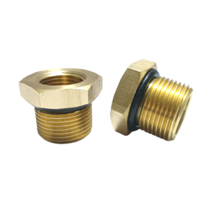 Manufacturer Brass Reducer Fitting Brass Hex Bushing With O Ring Seal